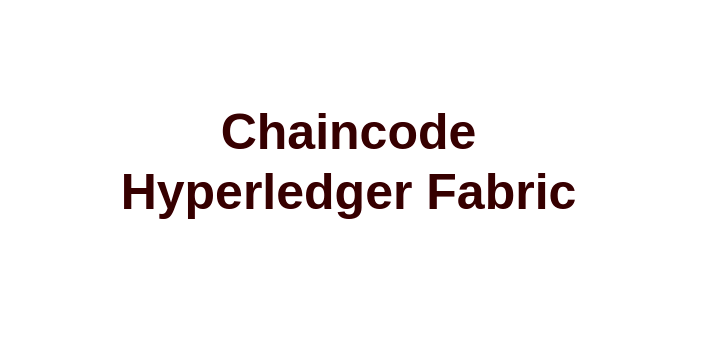 Implementación de smart contract en Hyperledger Fabric
