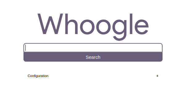 Busquedas en google usando whoogle y docker